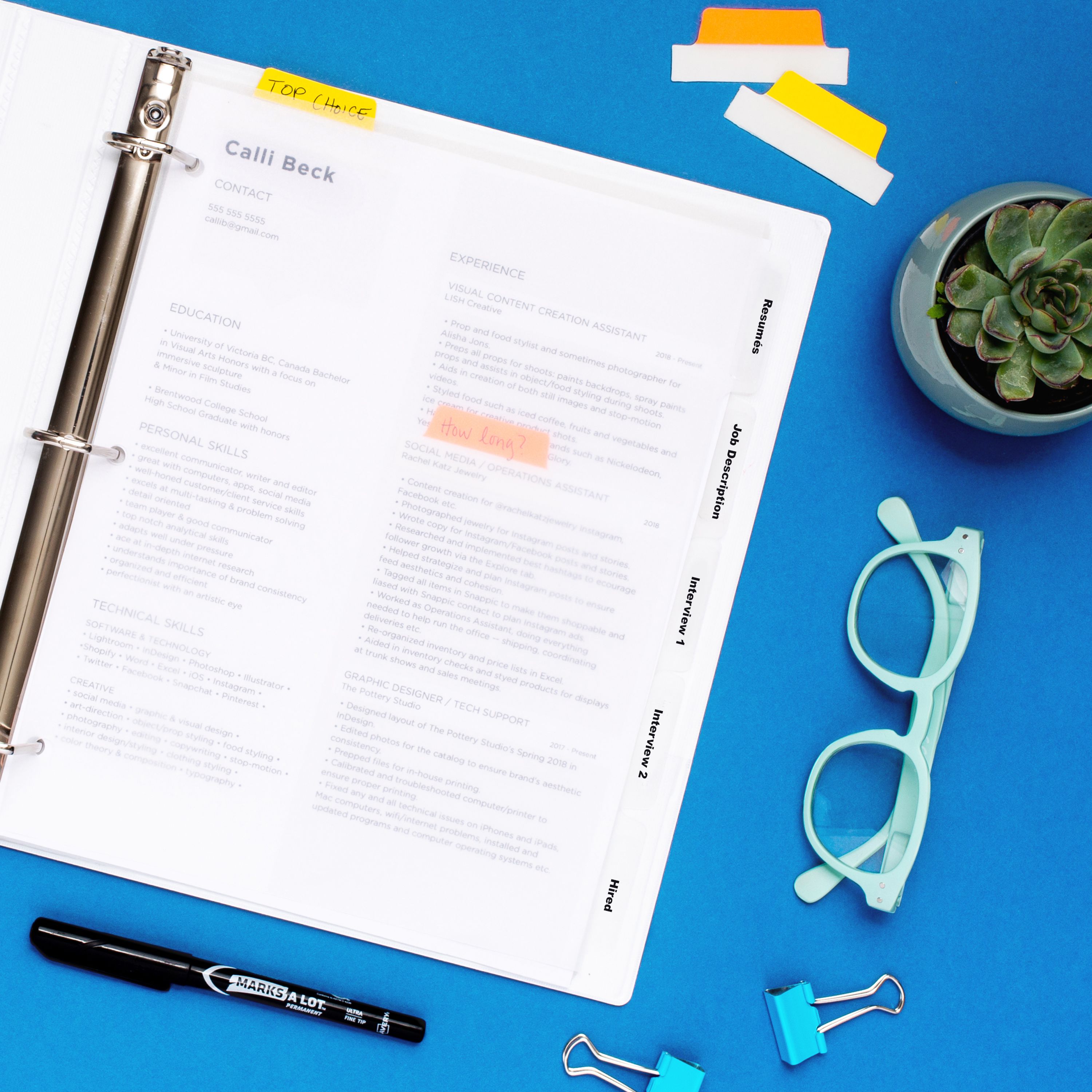 Avery Print & Apply Plastic Dividers, Index Maker® Easy Apply™ 5